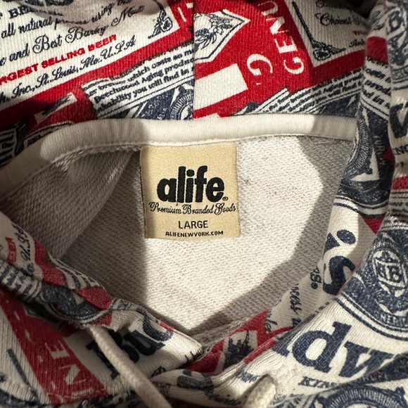 vintage budweiser hoodie - Picture 3 of 4